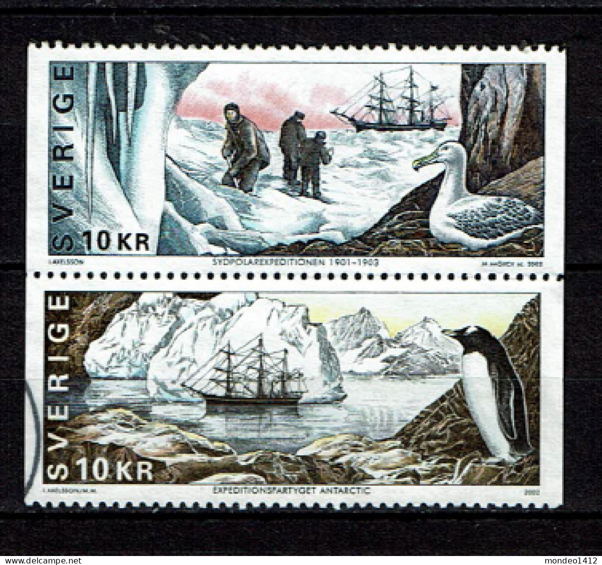 Sweden 2002 - Anniversary Of The First Swedish Antarctica Expedition, By Otto Nordenskjöld - Used - Gebruikt