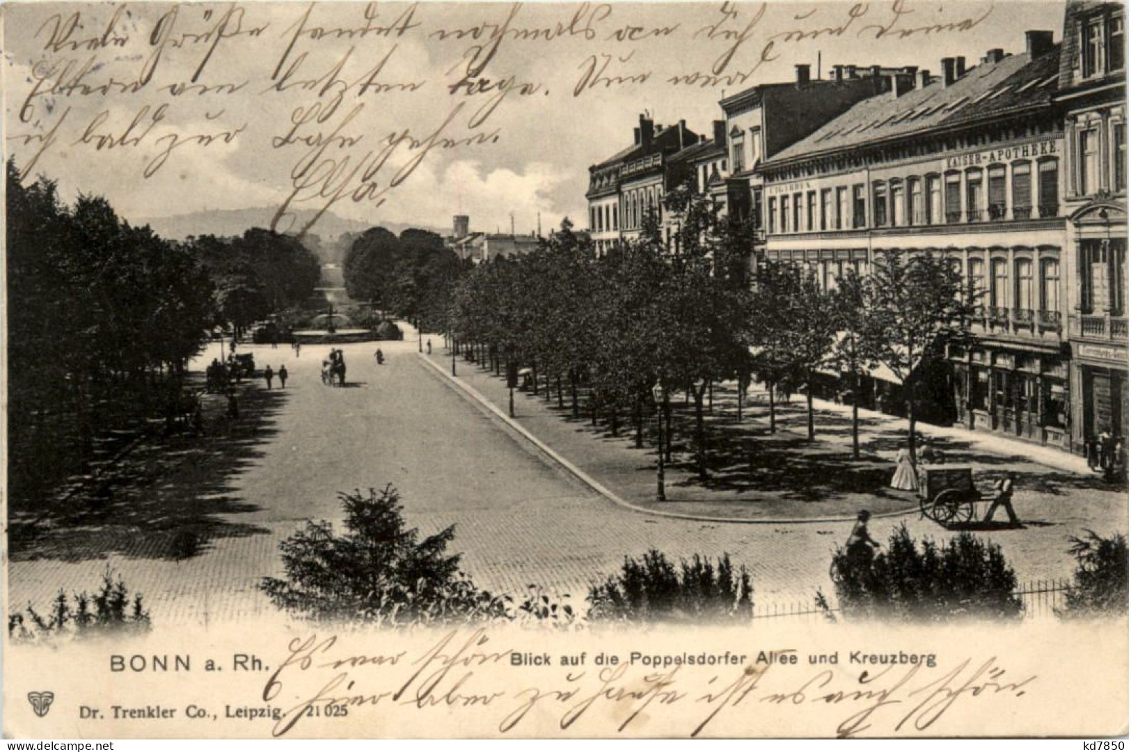 Bonn. Blick Auf Die Poppelsdorfer Allee Und Kreuzberg - Bonn