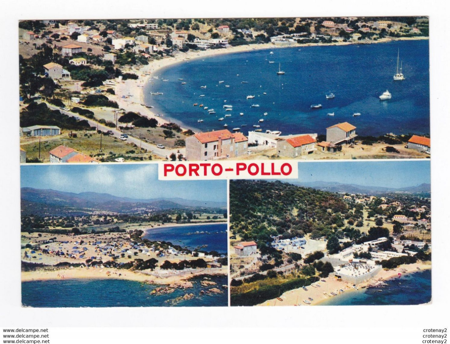 Corse Du Sud PORTO POLLO En 3 Vues N°276 43 VOIR DOS Postée à Ajaccio En 1974 - Other & Unclassified