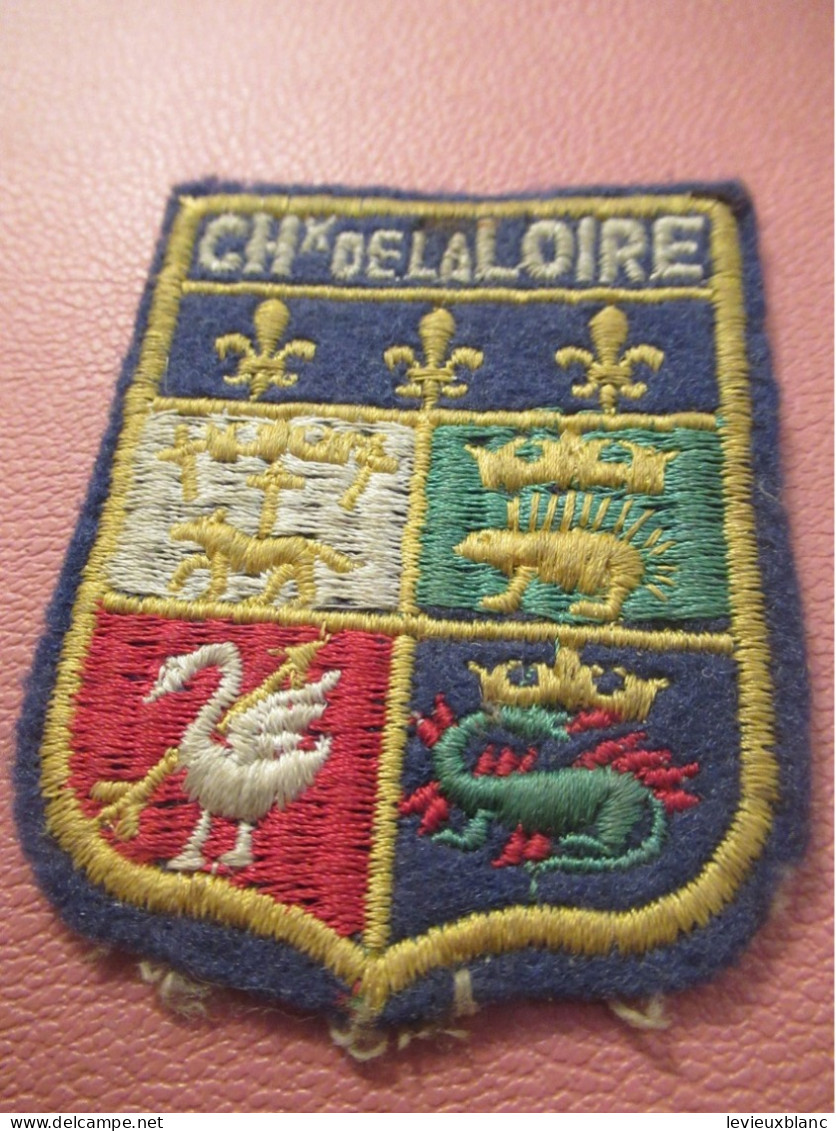 Ecusson Tissu Ancien/France / Châteaux De La Loire /avec Armoiries /Vers 1960-1970     ET651 - Other & Unclassified