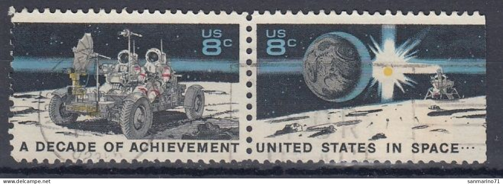 UNITED STATES 1046-1047,used,hinged - Used Stamps