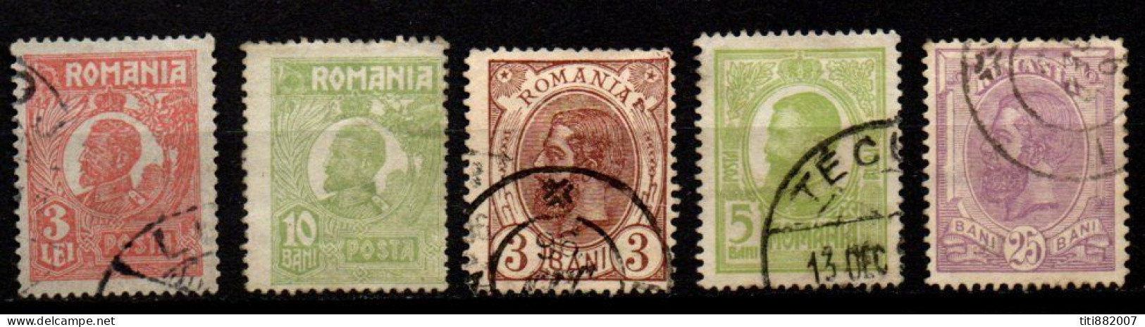 ROUMANIE    -   LOT  De 5 Oblitérés. - Used Stamps