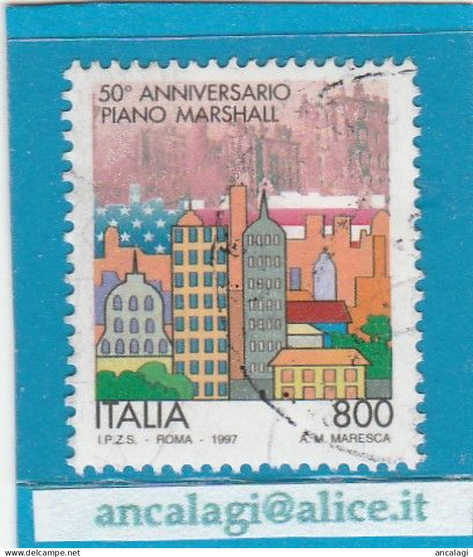 USATI ITALIA 1997 - Ref.0783A "50° ANNIVERSARIO PIANO MARSHALL" 1 Val. - - 1991-00: Used