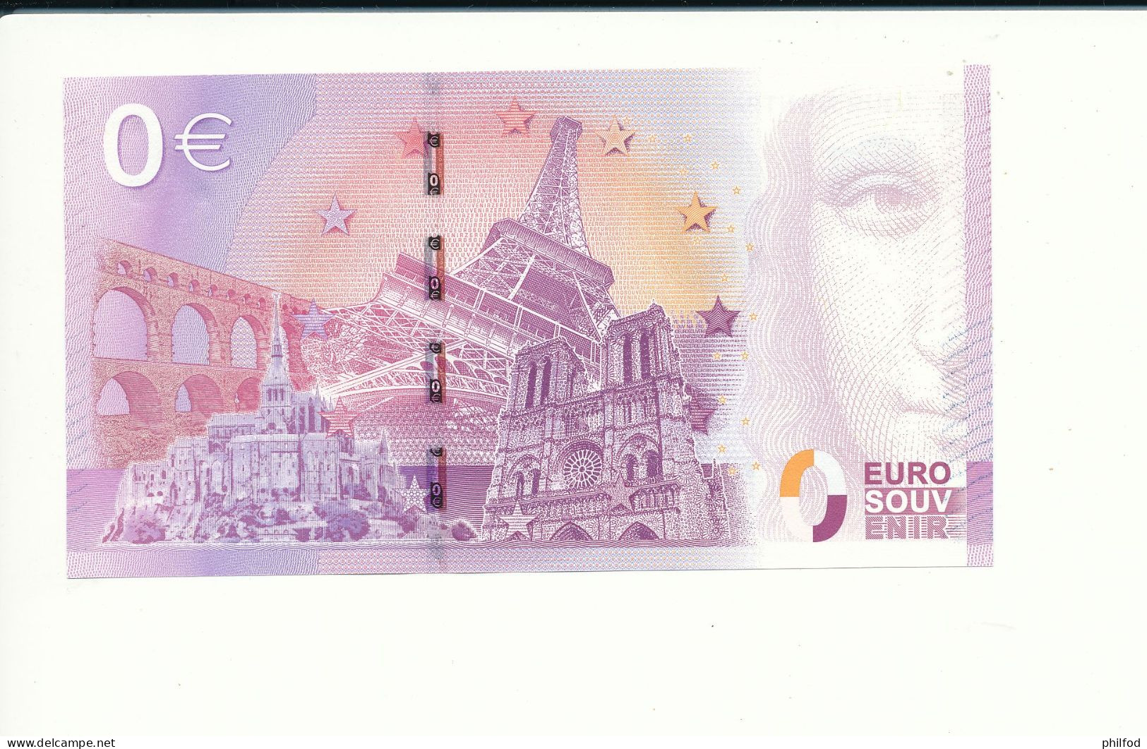 2015-1 - Billet Souvenir - 0 Euro - UEAE -  TOUR MONTPARNASSE -  n° 9209 - Billet épuisé - Privéproeven