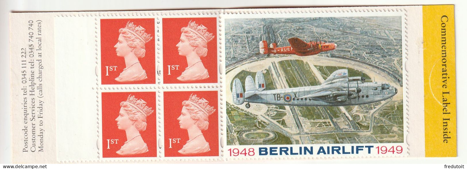 GRANDE BRETAGNE - CARNET - N°C1673 ** (1995) "Berlin Airlift" - Carnets