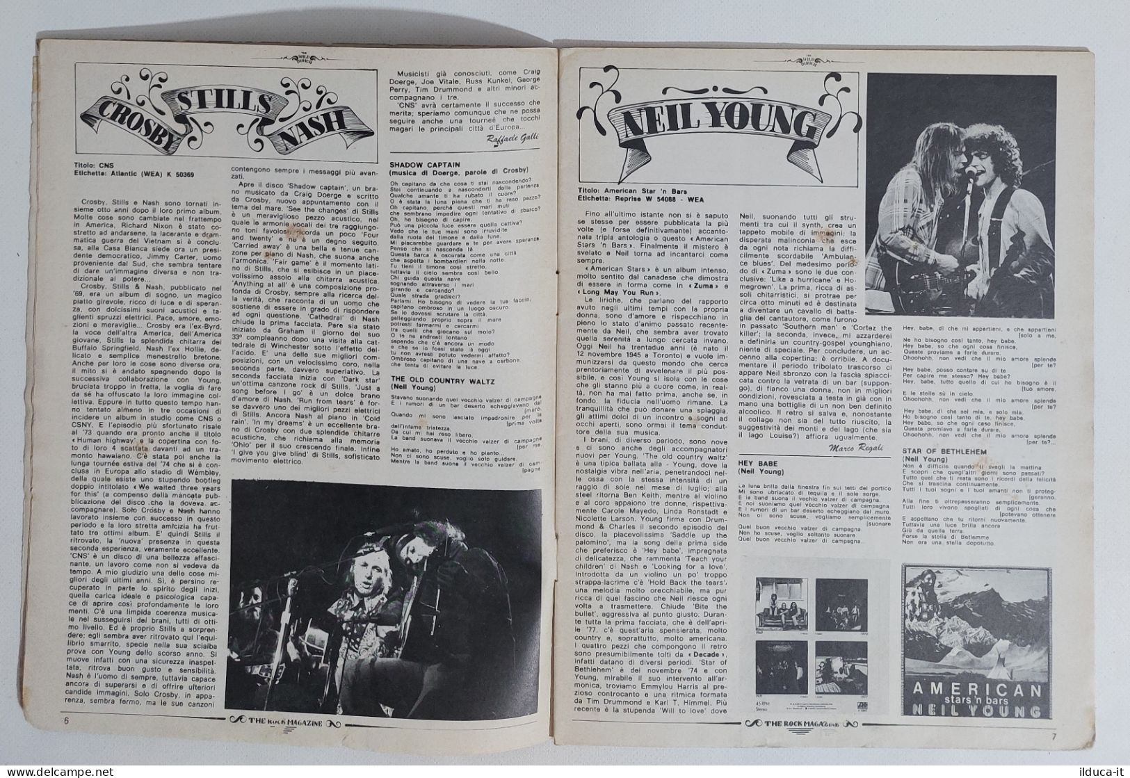 58864 MUCCHIO SELVAGGIO 1977 N. 1 - Neil Young / Jesse Winchester / Animals - Muziek