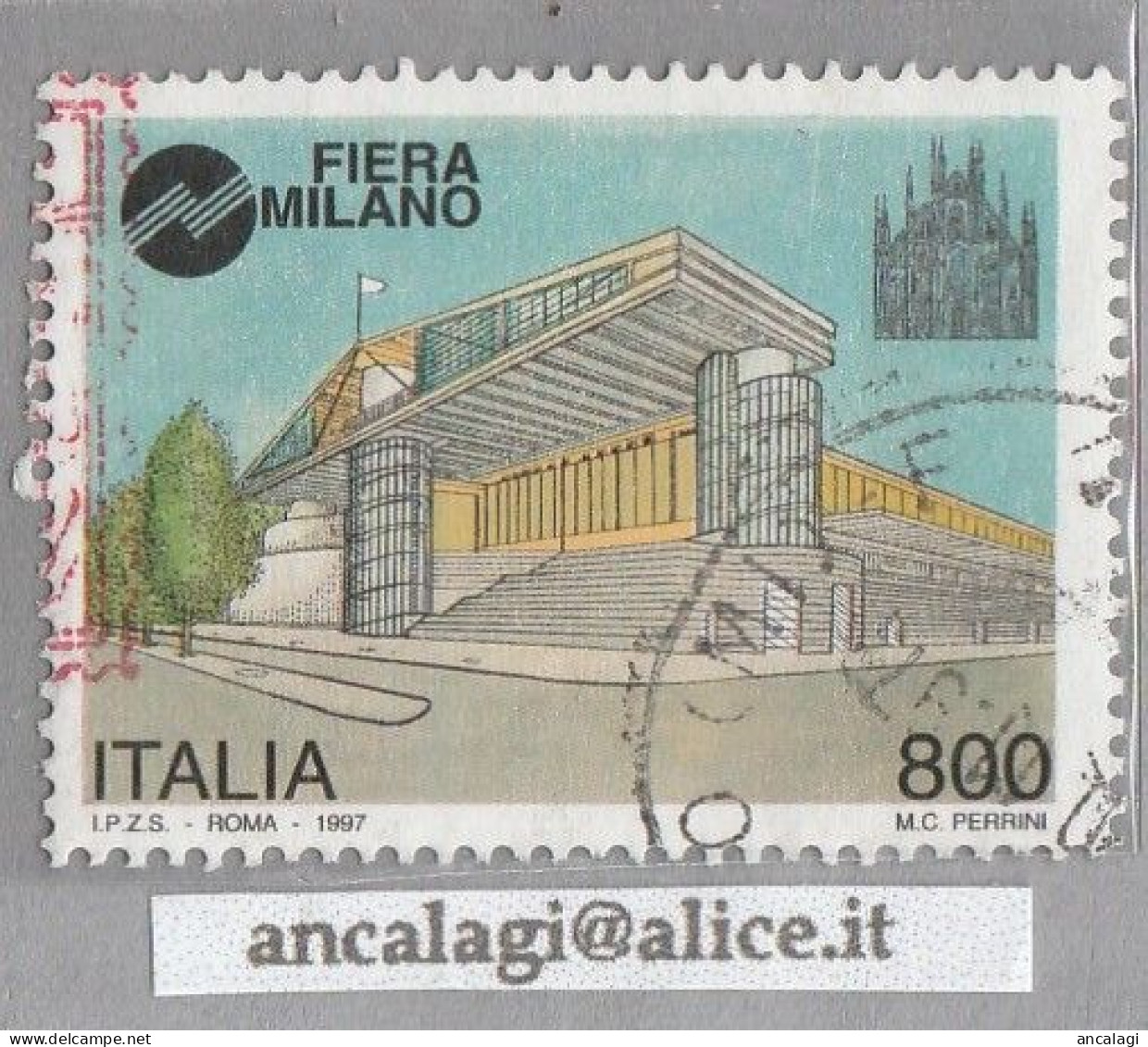 USATI ITALIA 1997 - Ref.0784 "FIERA DI MILANO" 1 Val. - - 1991-00: Usados