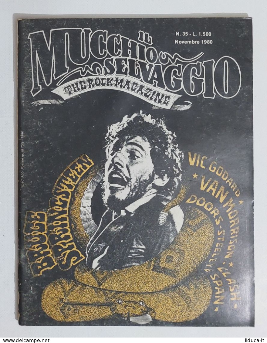 58880 MUCCHIO SELVAGGIO 1980 N. 35 - Bruce Springsteen / Doors / Clash - Musique