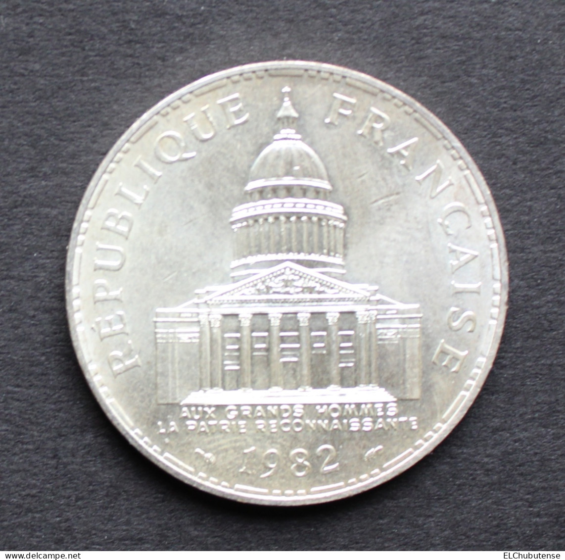 Monnaie 2 Pièces 100 Francs Argent 1982 - Panthéon France - 100 Francs