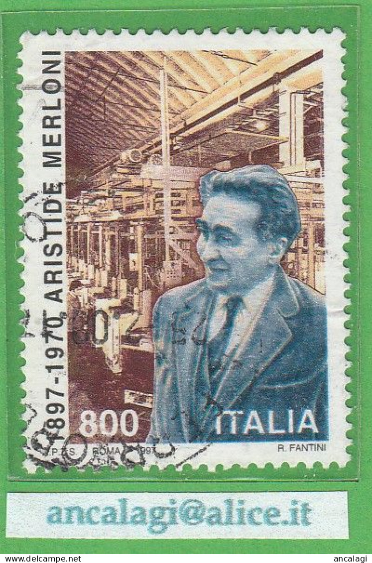 USATI ITALIA 1997 - Ref.0786 "ARISTIDE MERLONI" 1 Val. - - 1991-00: Used