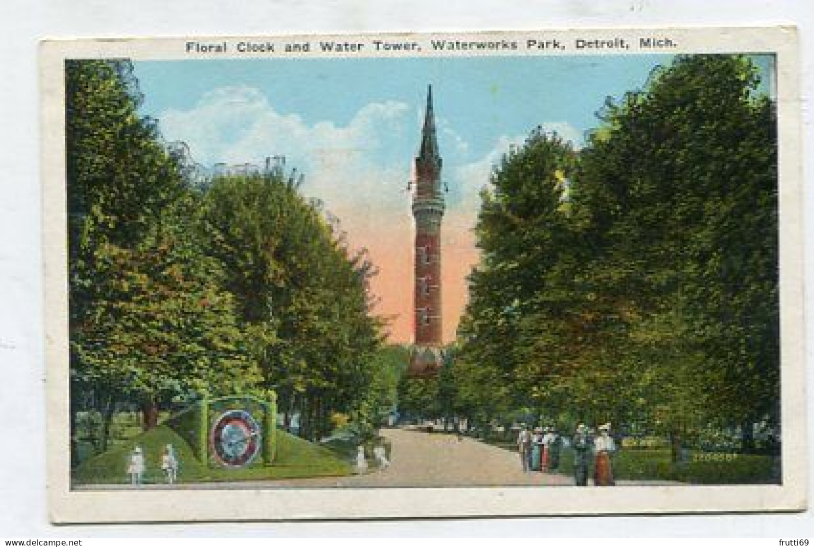 AK 213378 USA - Michigan - Detroit - Waterworks Park - Floral Clock And Water Tower - Detroit