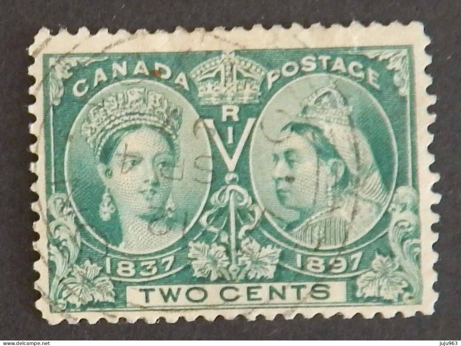 CANADA YT 40 OBLITÉRÉ "REINE VICTORIA" ANNÉE 1897 - Usati