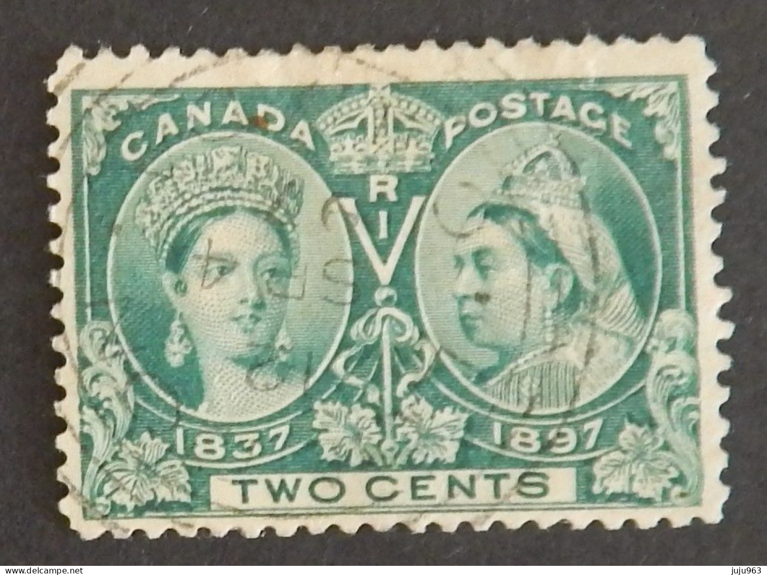 CANADA YT 40 OBLITÉRÉ "REINE VICTORIA" ANNÉE 1897 - Gebraucht