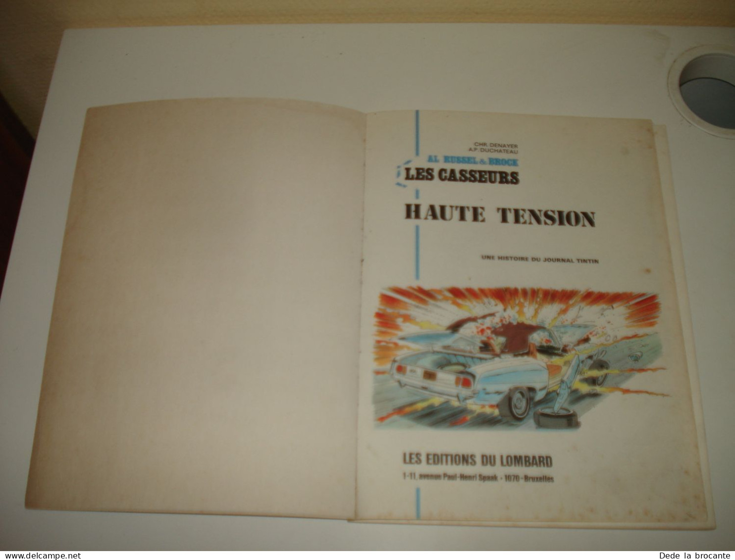 C54 / Les Casseurs N° 1 " Haute Tension " - E.O Belge De  1977 - Sonstige & Ohne Zuordnung