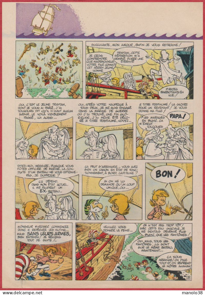 Les eaux de l'au delà. Une aventure de Rouly la Brise. Bande dessinée. BD. Mattéï et Foal. Scénario Greg. 1970.