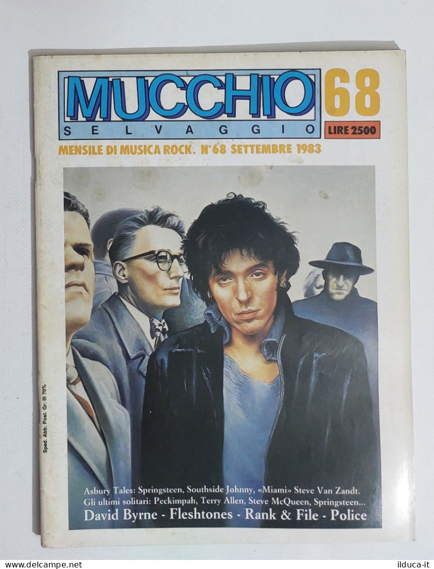 58904 MUCCHIO SELVAGGIO 1983 N. 68 - David Byrne / Fleshtones / Police - Musica