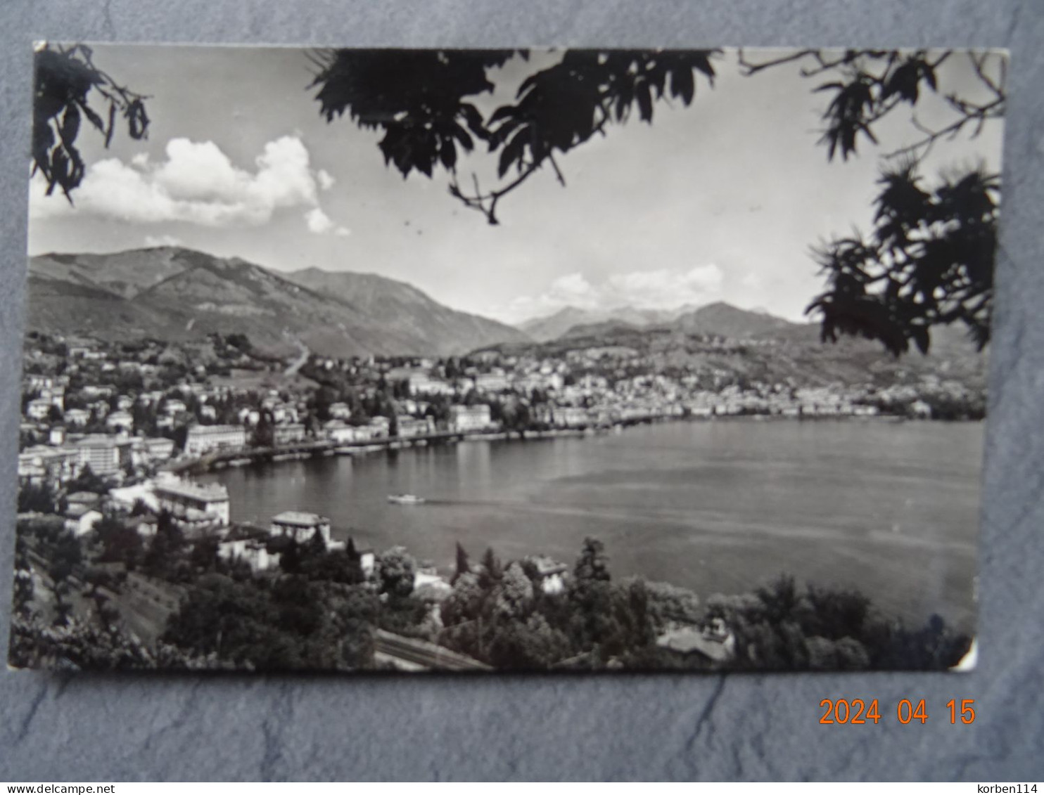 LUGANO  PANORAMA   DE 30/09/1954 - Lugano