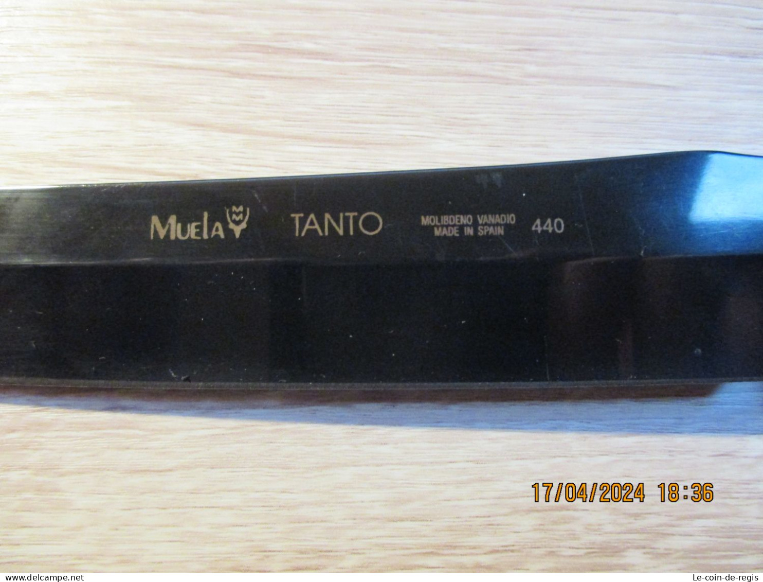 Couteau Type TANTO MUELA - Andere & Zonder Classificatie