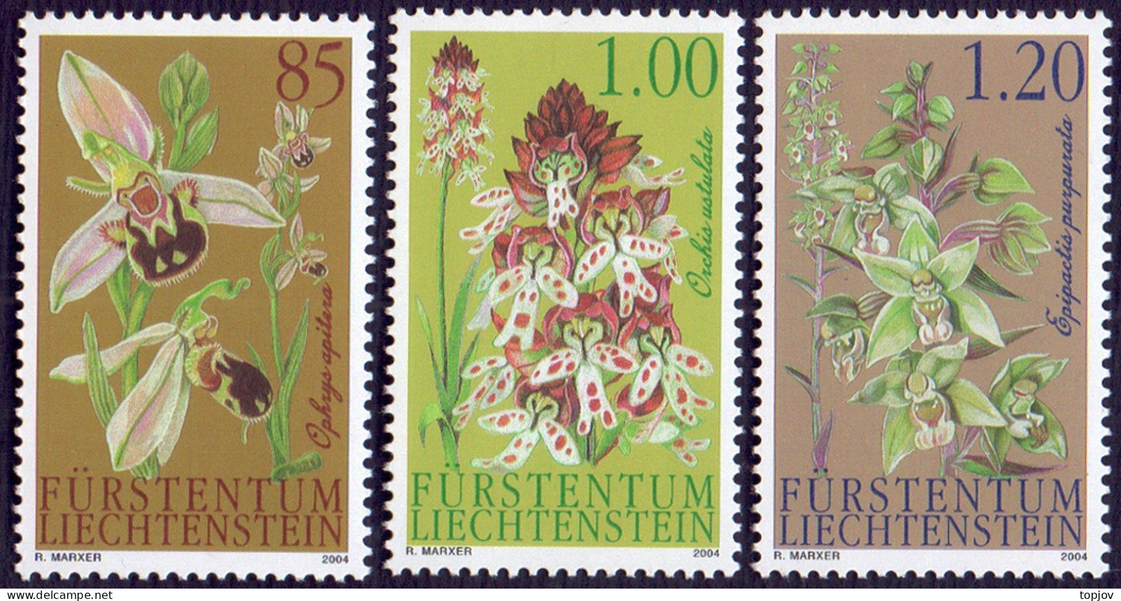 LIECHTENSTEIN - ORCHIDES - **MNH - 2004 - Orchidee