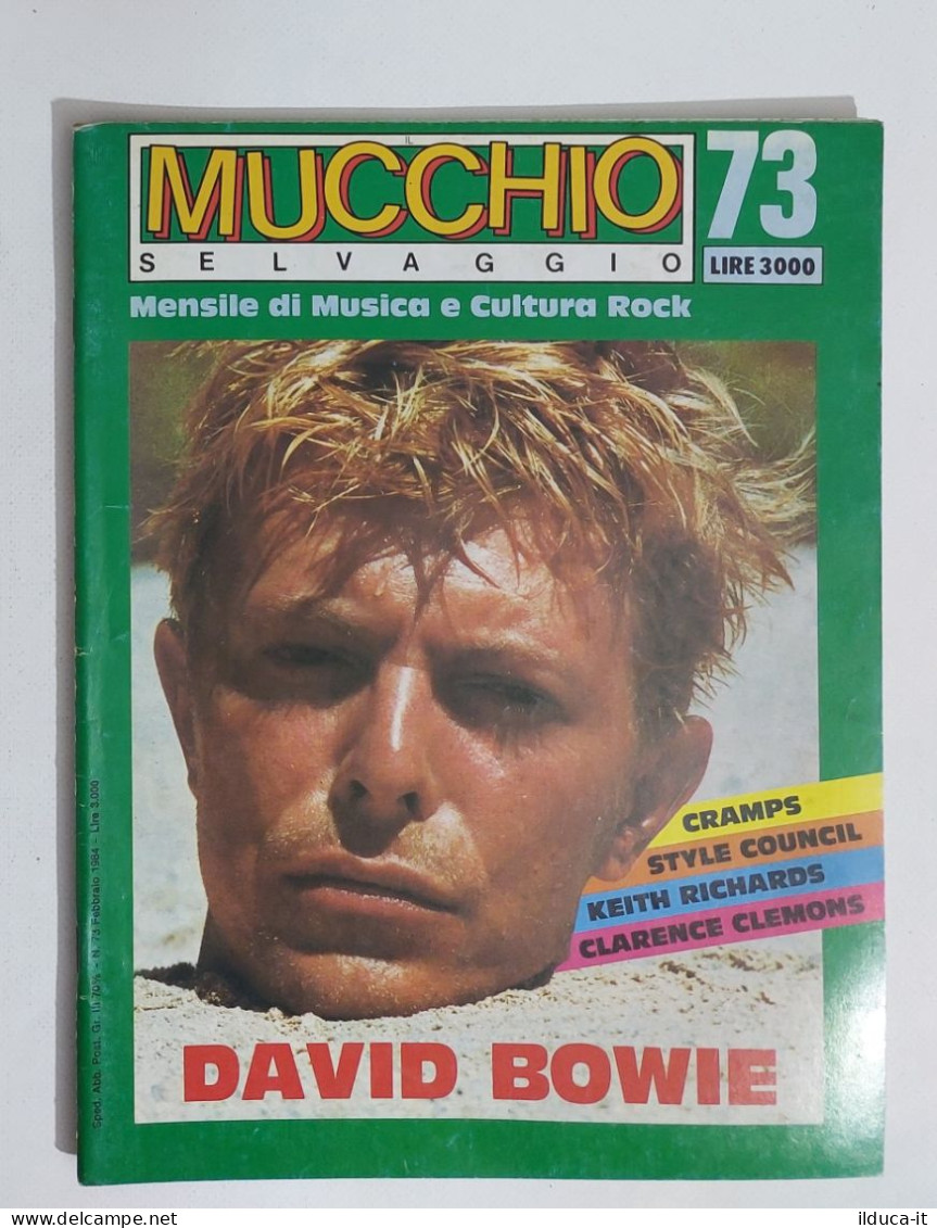 58914 MUCCHIO SELVAGGIO 1984 N. 73 - David Bowie / Cramps / Style Council - Musique