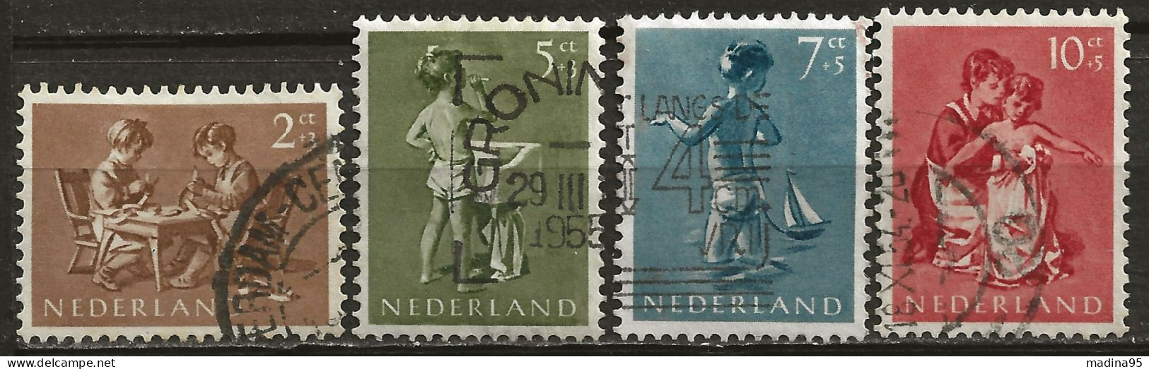 PAYS-BAS: Obl., N° YT 626 à 629, TB - Used Stamps