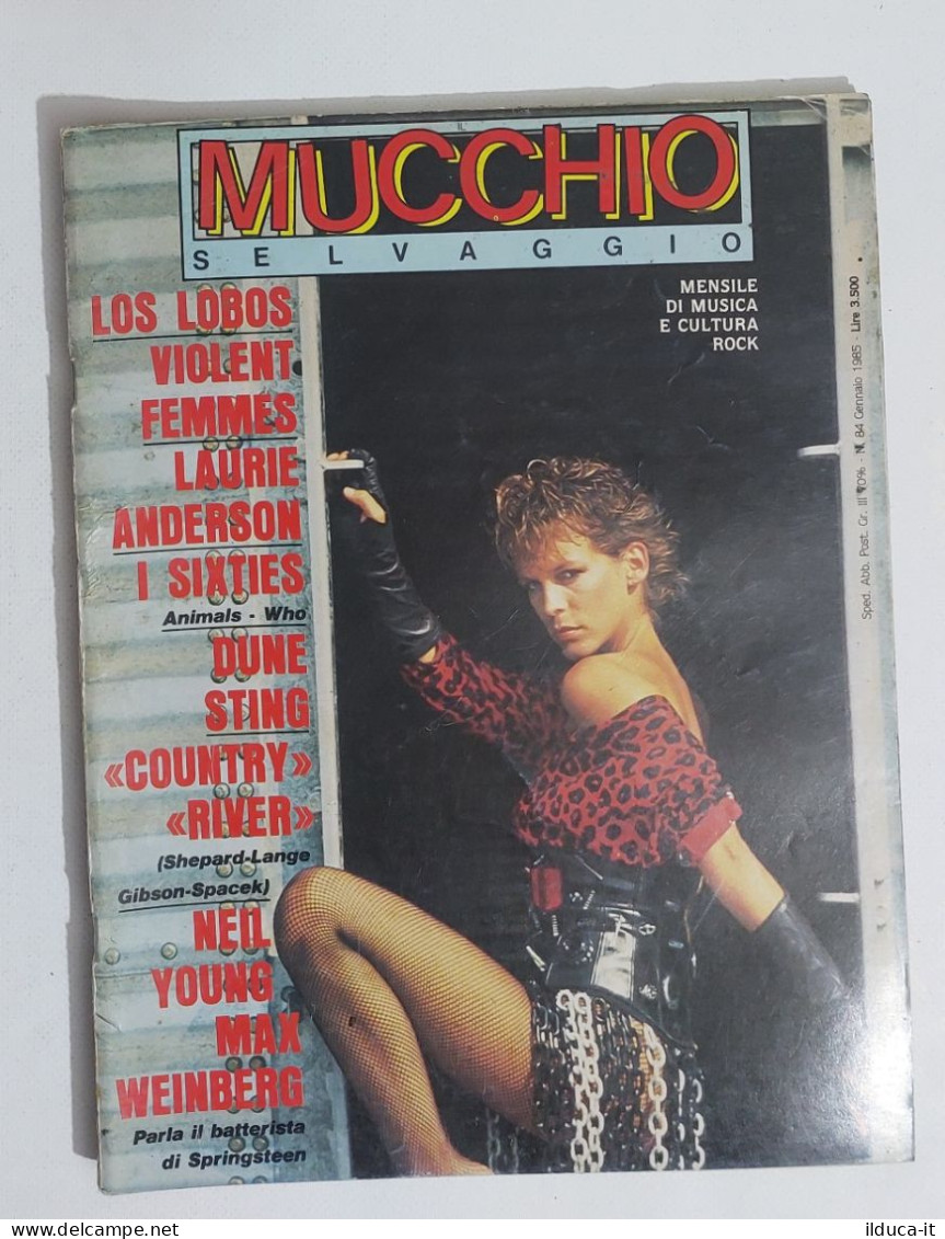 58924 MUCCHIO SELVAGGIO 1985 N. 84 - Los Lobos / I Sixties / Sting / Dune - Música