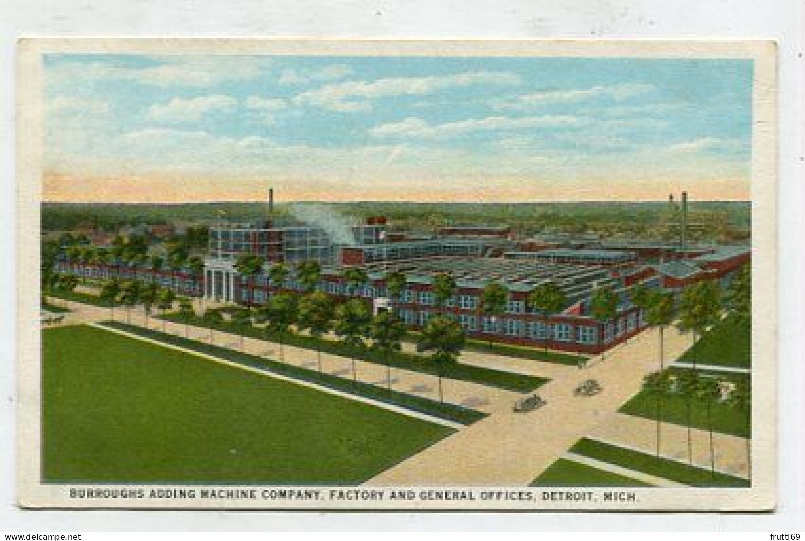 AK 213382 USA - Michigan - Detroit - Burroughs Adding Machine Company - Factory And General Offices - Detroit