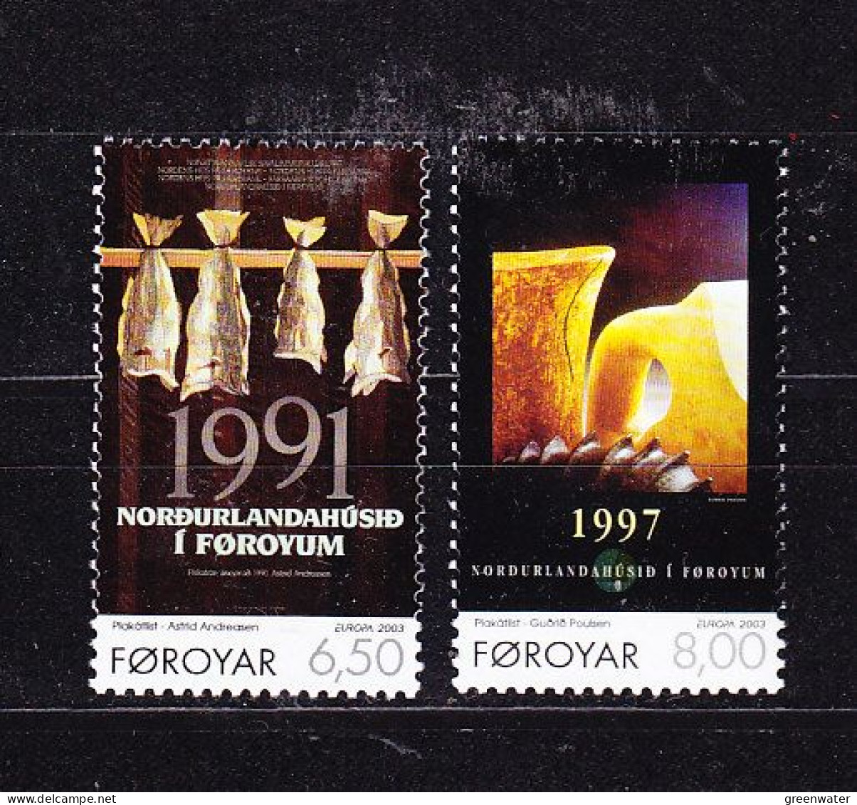 Europa Cept 2003 Faroe Islands  2v  ** Mnh (59557A) ROCK BOTTOM - 2003