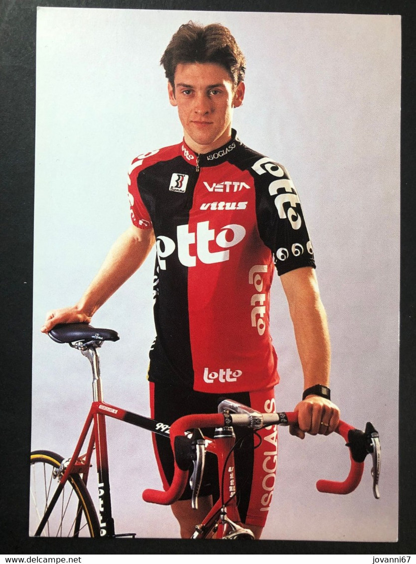 Nico Mattan - Lotto - 1995 - Carte / Card - Cyclists - Cyclisme - Ciclismo -wielrennen - Ciclismo