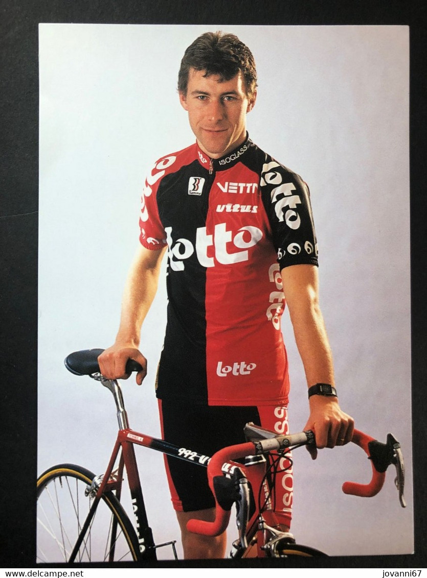 Peter Farazijn - Lotto - 1995 - Carte / Card - Cyclists - Cyclisme - Ciclismo -wielrennen - Radsport
