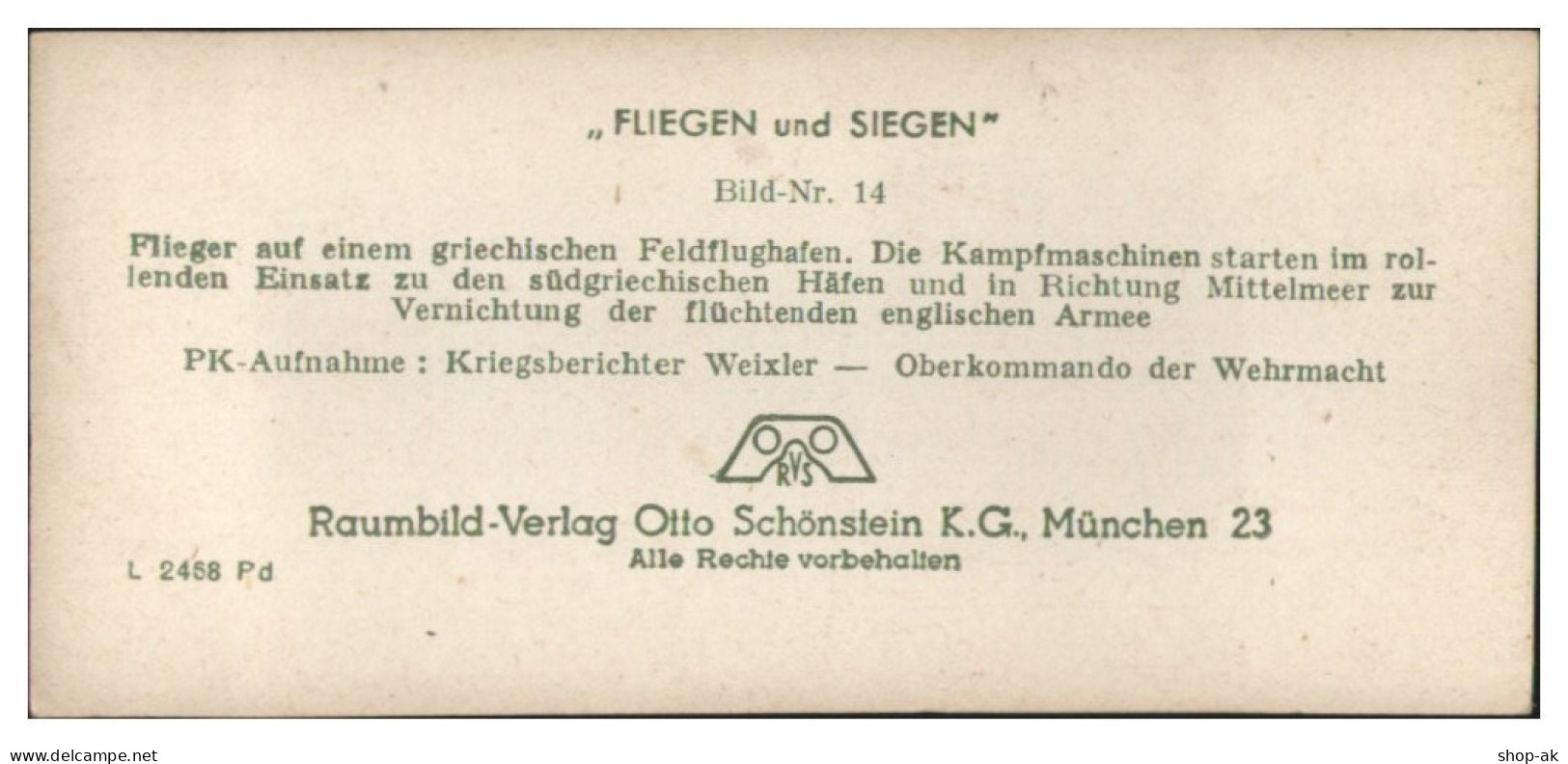 Y28378/ Stereofoto  Flugzeuge Auf Dem Griechischen Feldflughafen 1942 - Weltkrieg 1939-45