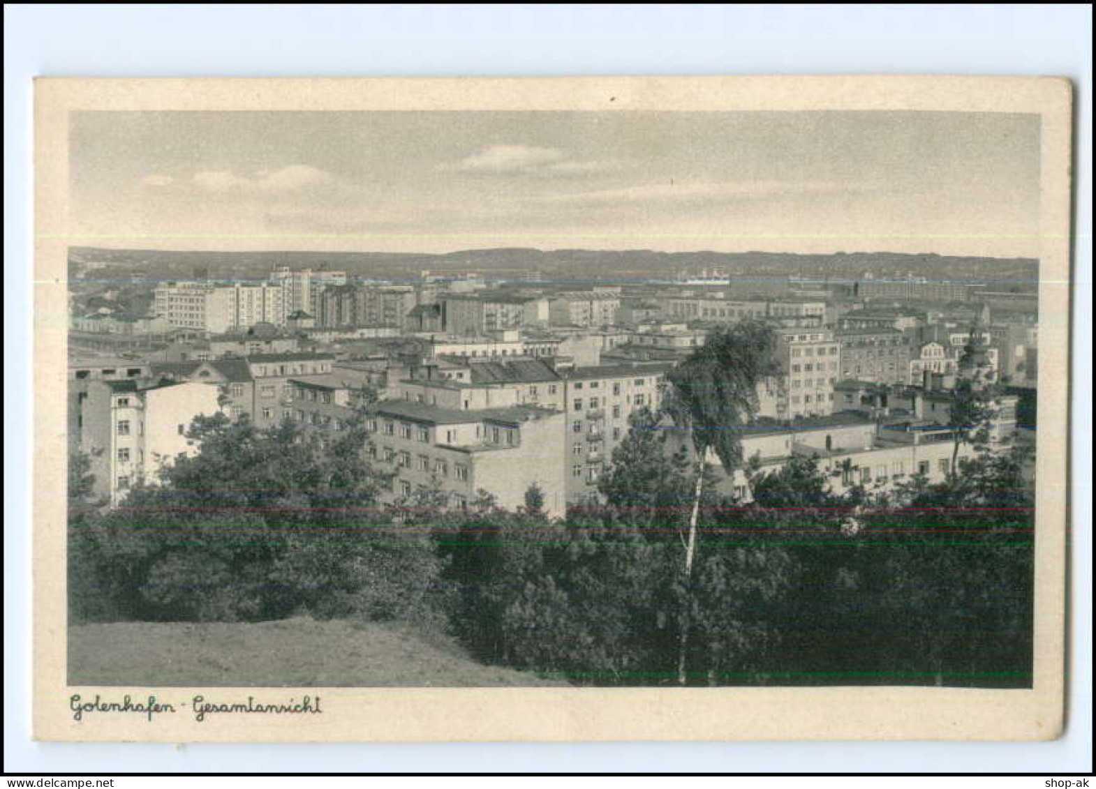 Y24322/ Gotenhafen Gdynia AK Ca.1940 Pommern Polen - Pommern