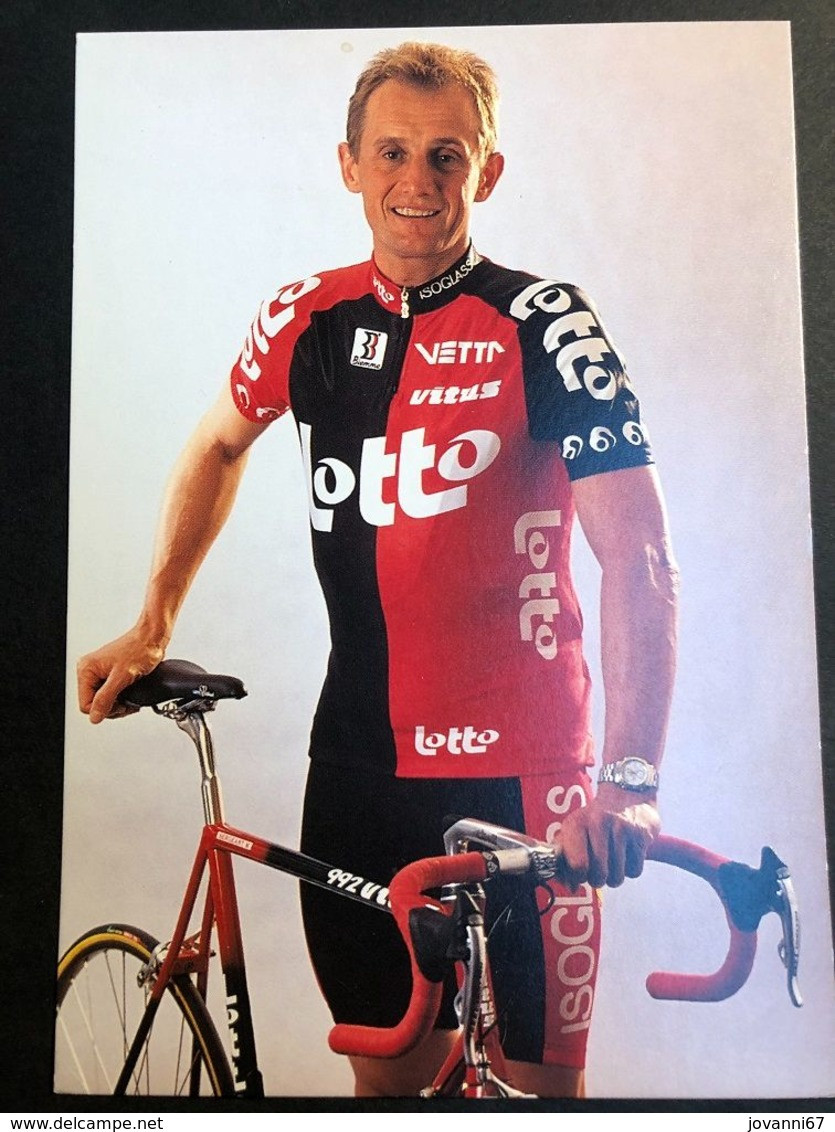 Herman Frison - Lotto - 1995 - Carte / Card - Cyclists - Cyclisme - Ciclismo -wielrennen - Wielrennen