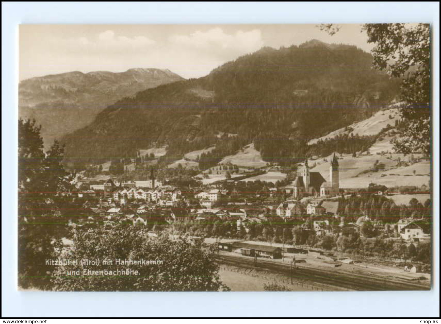 S3475/ Kitzbühel  Tirol Trinks-Bildkarte AK-Format Ca.1925 - Sonstige & Ohne Zuordnung