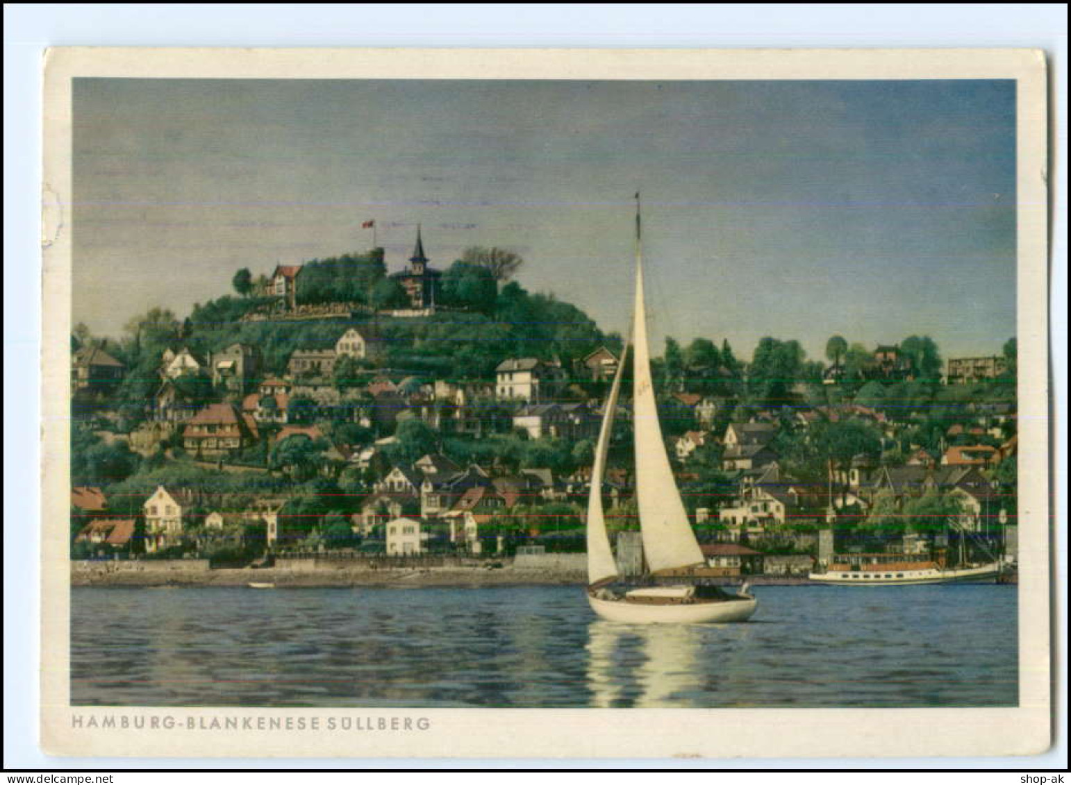 V2322/ Hamburg Blankenese Süllberg AK 1955 - Blankenese