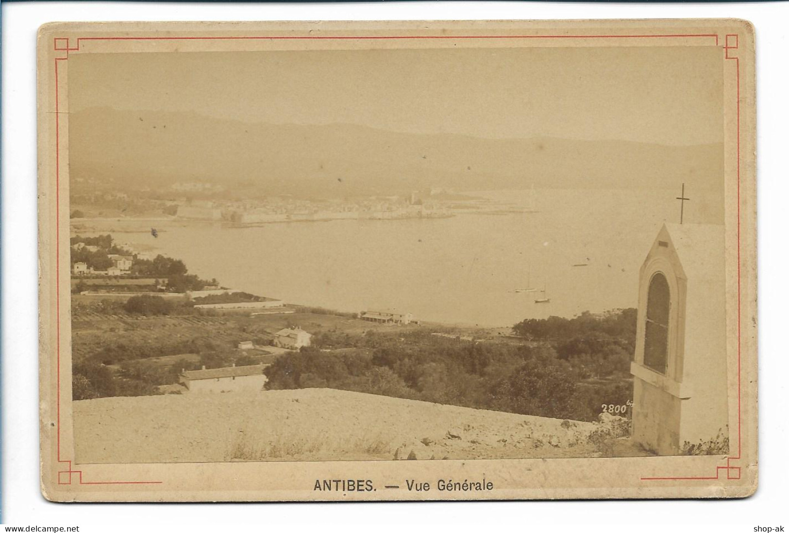 Y21917/ Kabinettfoto Antibes Frankreich Ca.1890-00  Photo - Non Classificati