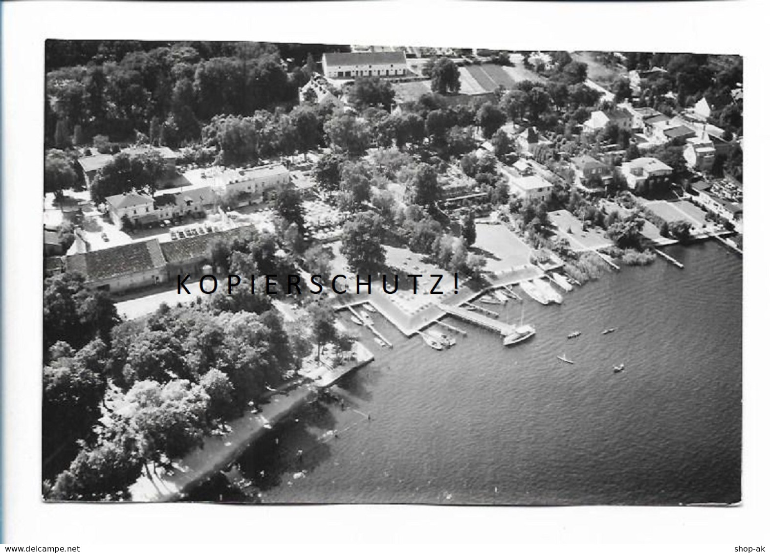 ZZ-5666/ Hamburg Uhlenhorst Alster Foto Seltenes Luftbild 18 X 13 Cm  Ca.1935 - Nord