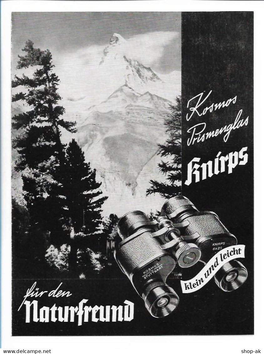 XX15412/ Kosmos Prismaglas Knirps  Fernglas  Kosmos Stuttgart, Faltblatt Ca.1935 - Advertising