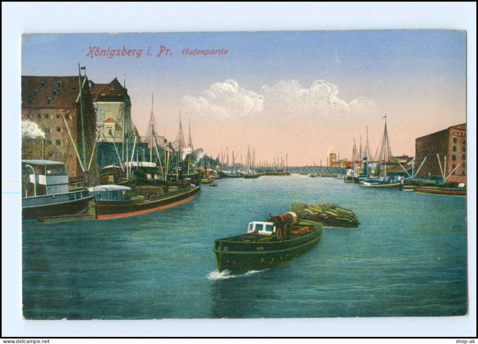 XX00209/ Königsberg Hafen Schife AK 1915 Ostpreußen - Ostpreussen