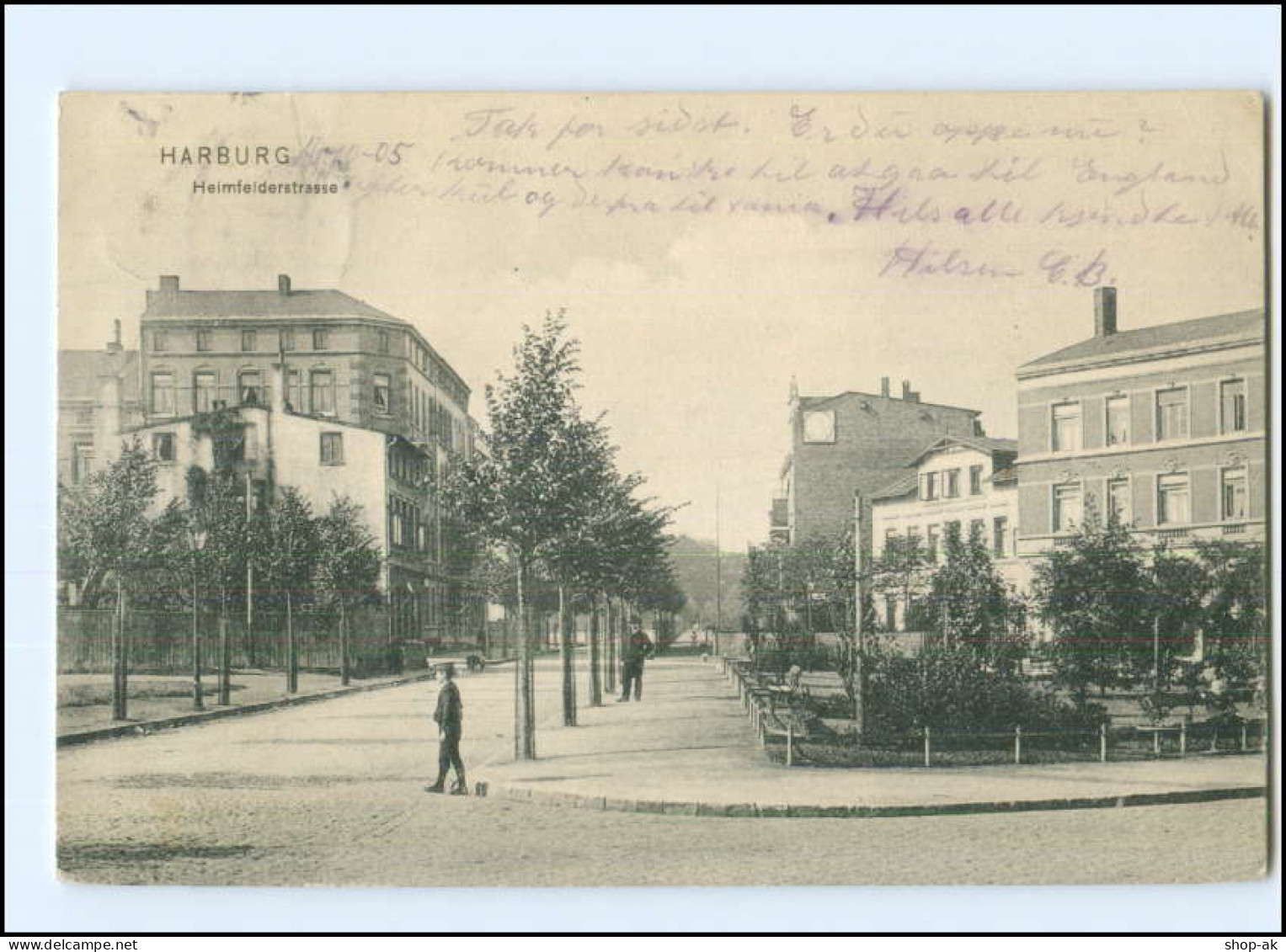 #011/ Hamburg Harburg Heimfelderstraße AK 1905 - Harburg