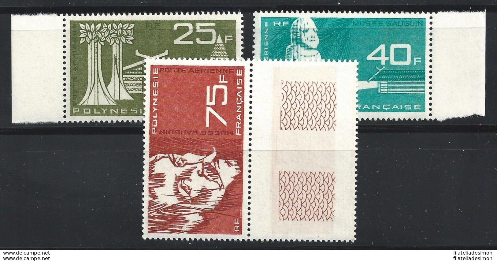 1965 POLINESIA  - Posta Aerea N. 11/13  MNH** - Sonstige & Ohne Zuordnung