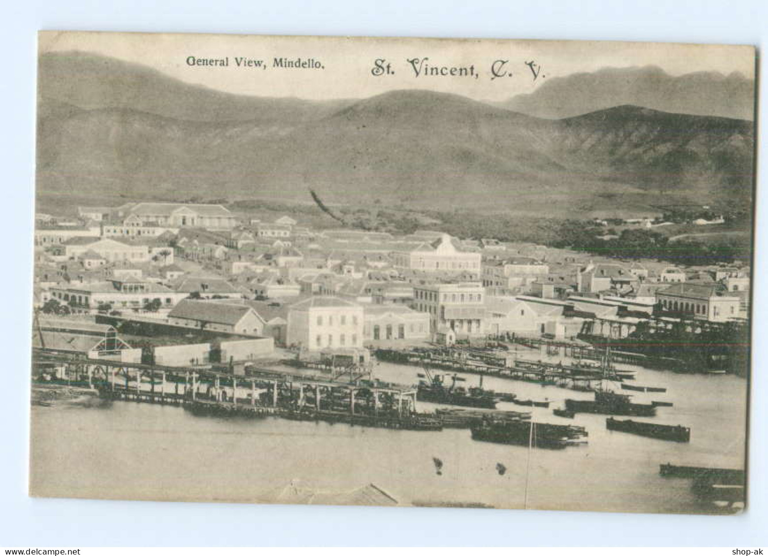 U2619/ St. Vincent Cap Verde  Mindello  Kap Verde AK 1910 - Ohne Zuordnung