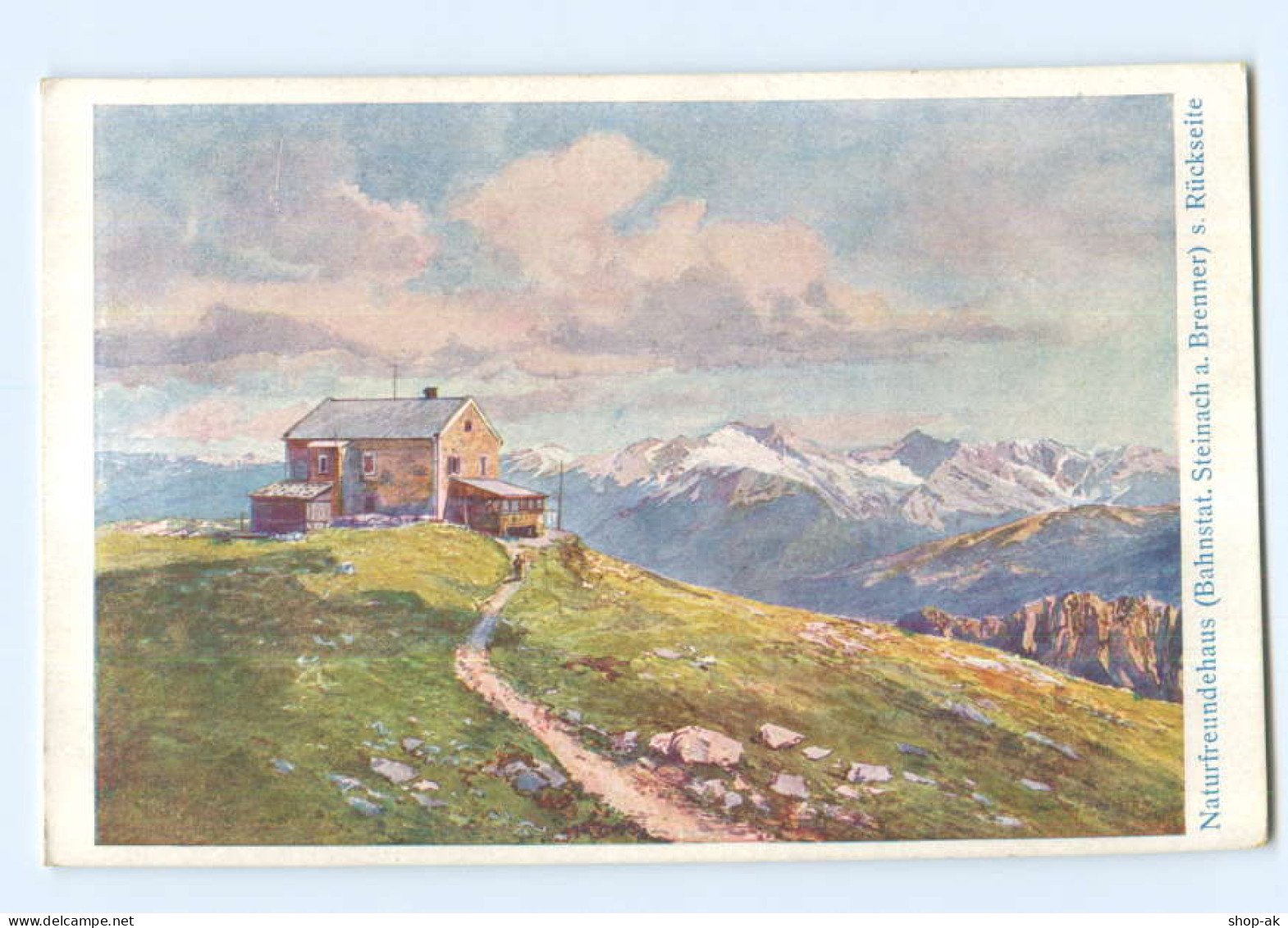 U2529/ Naturfreundehaus Am Pasasterjoch Tirol AK Ca.1912 - Sonstige & Ohne Zuordnung