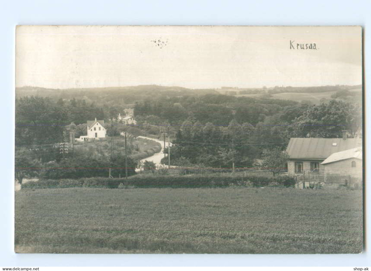 U2438/ Krusaa Nordschleswig Foto AK 1927 Dänemark - Nordschleswig