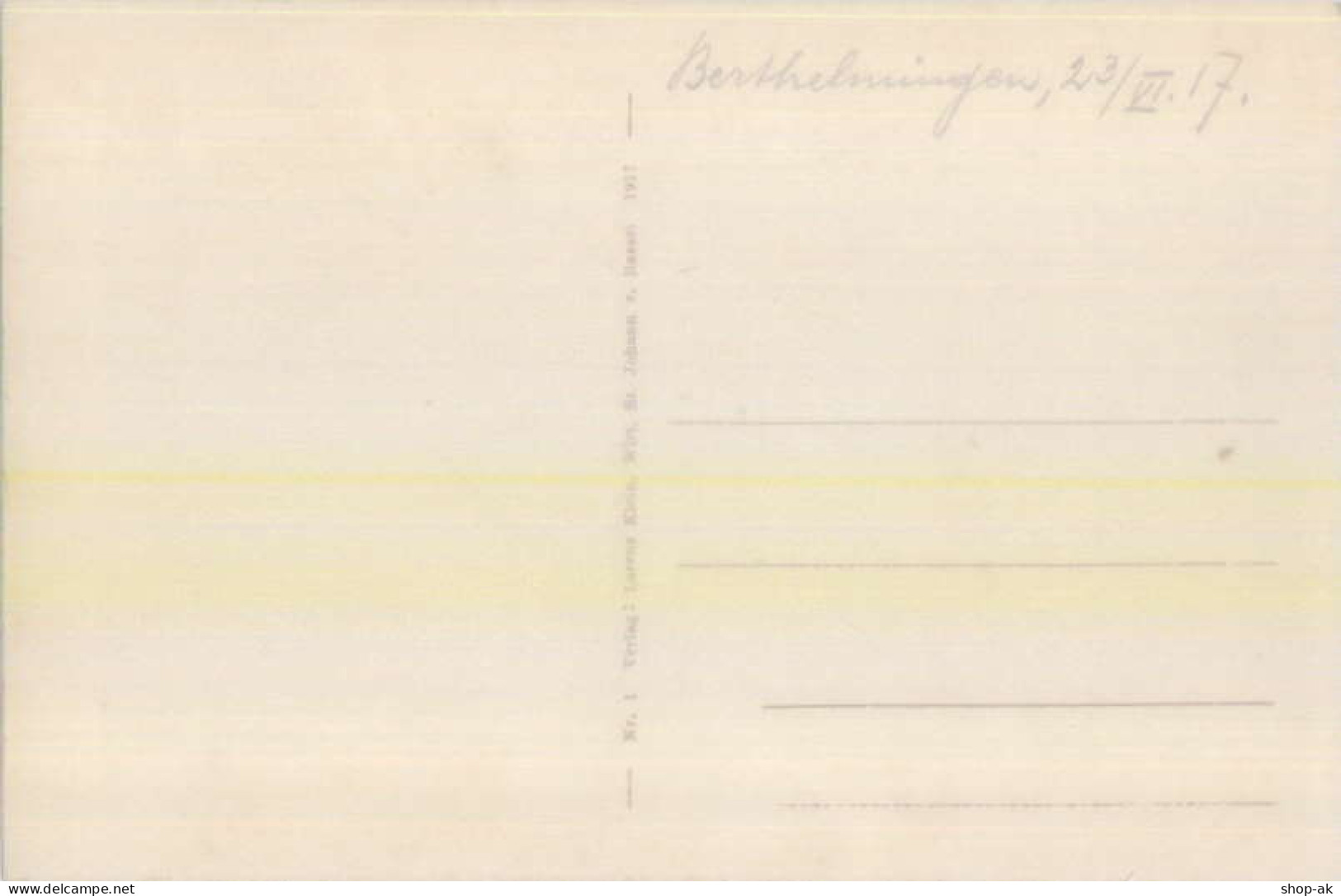 U2348/ St. Johann Von Bassel  Lothringen AK Bäckerei L.Klein  1917 - Lothringen