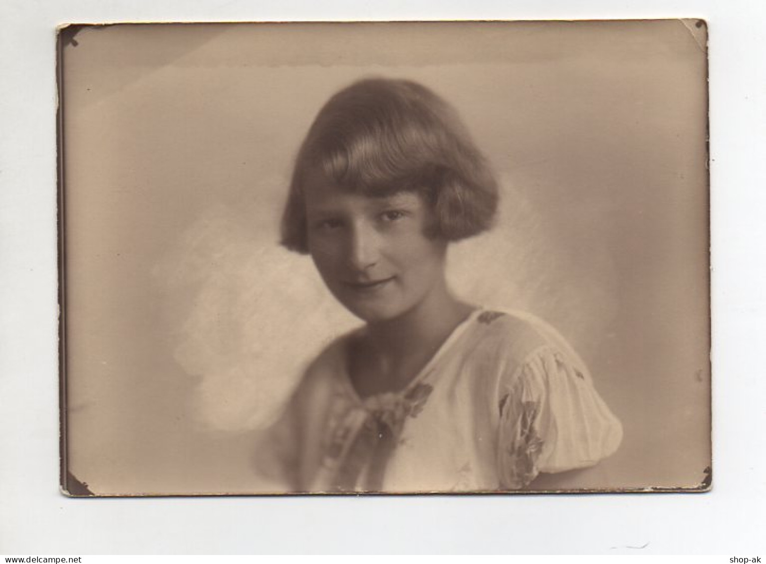 C2955/ Hübsches Mädchen  Foto Ca.1930  16,5 X 12 Cm  - Non Classificati