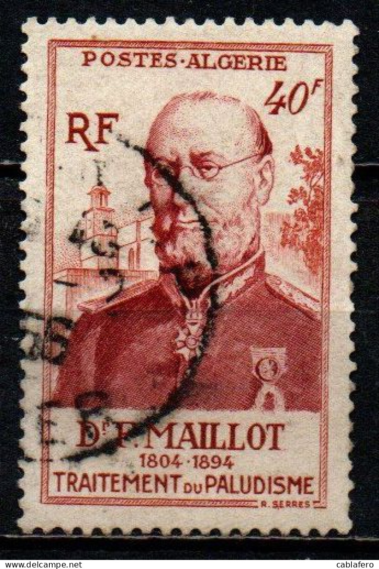 ALGERIA - 1954 - Francois C. Maillot,- Military Health Service - USATO - Used Stamps