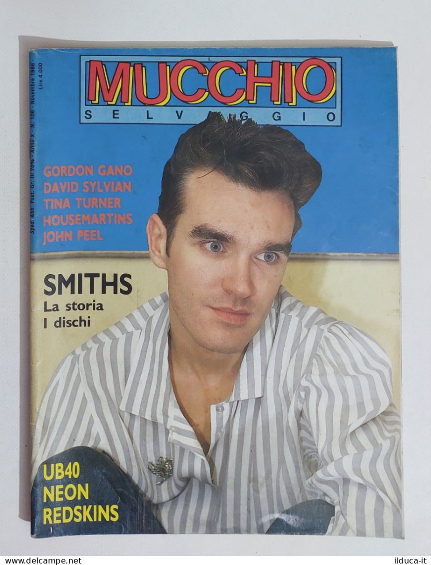 58936 MUCCHIO SELVAGGIO 1986 N. 106 - Smiths / Gordon Gano / Tina Turner - Musique