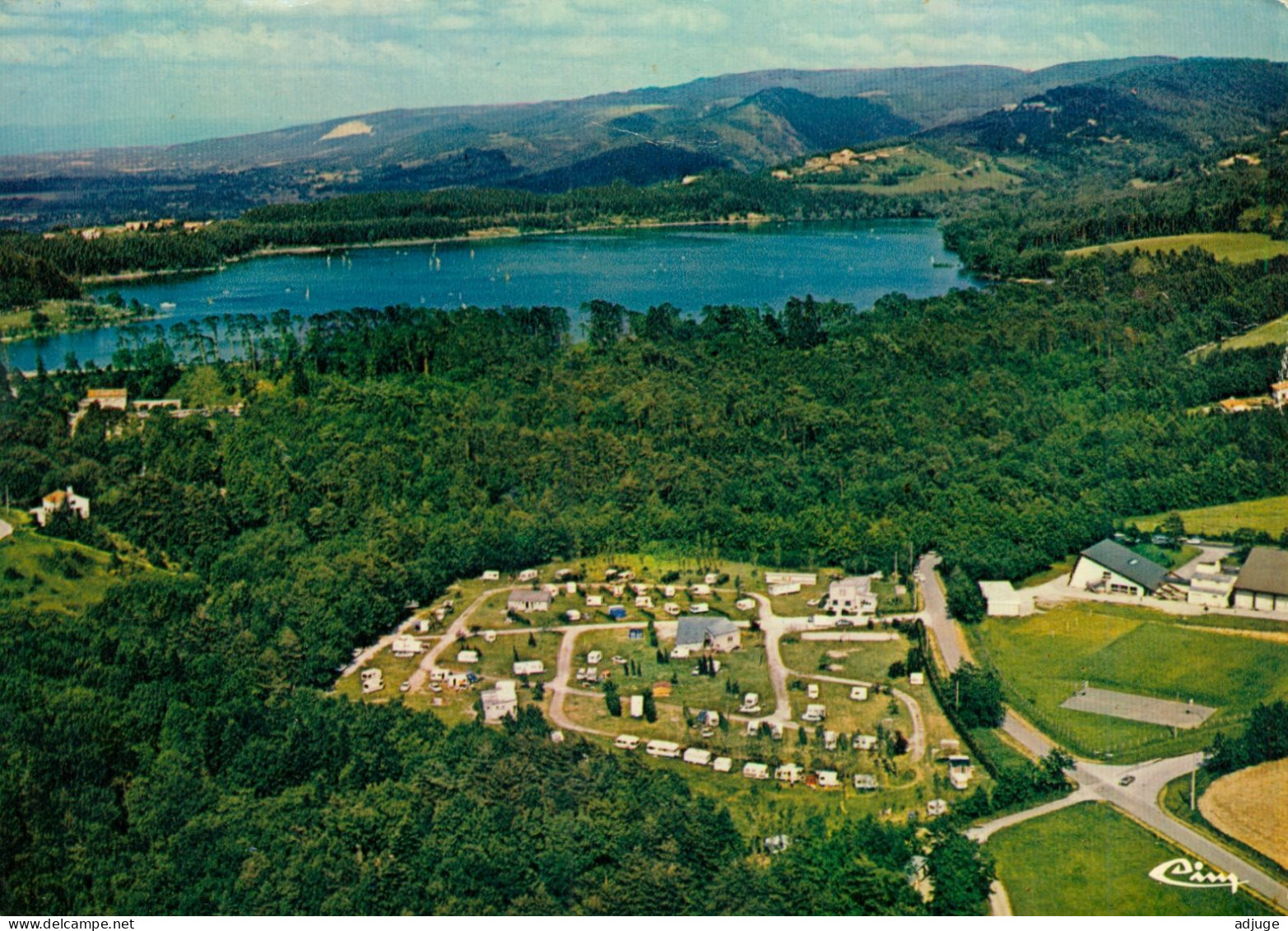 CPM*31* REVEL- ST-FERREOL *Camping Caravaning "EN-SALVAN" Vue Aérienne* SUP * 2scans - Revel