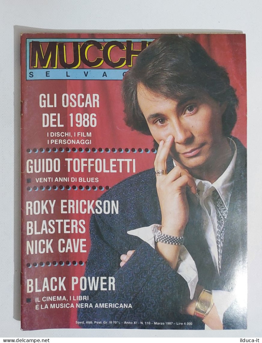 58937 MUCCHIO SELVAGGIO 1987 N. 110 - Oscar 1986 / Guido Toffoletti / Nick Cave - Muziek